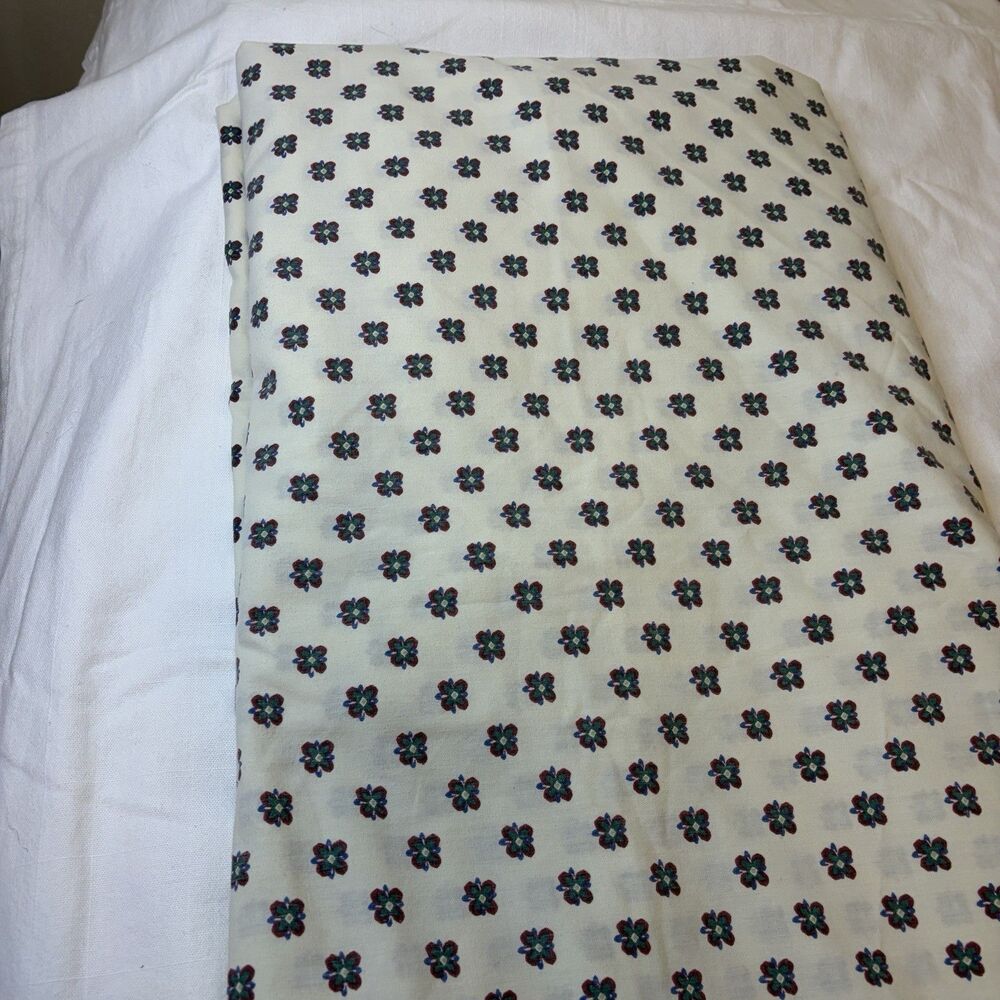 Vintage West Point Stevens Paisley Queen Fitted Sheet Green Burgundy